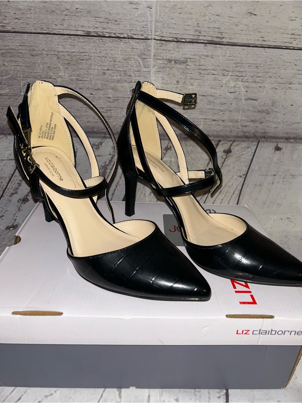 Liz Claiborne black heels